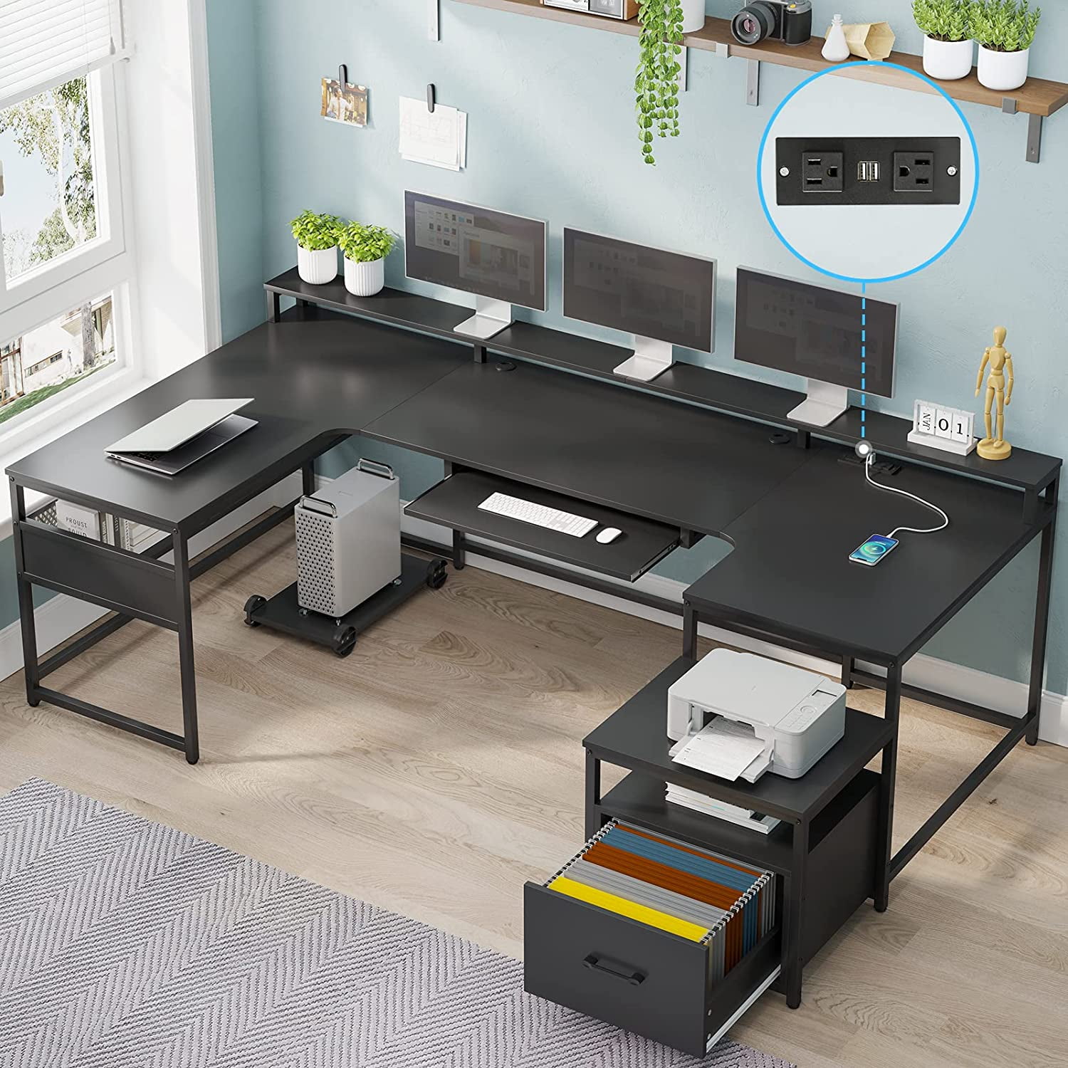 https://i5.walmartimages.com/seo/L-Shaped-Computer-Desk-Office-Desk-with-File-Drawer-82-6-U-Shaped-Gaming-Desk-Table-with-Power-Outlet-Keyboard-Tray-for-Home-Office-Modern-Black_3c86996d-f6fc-4ad4-8ff0-2fb39b510781.9ba208ba367b418ca1ec055407feb8f0.jpeg