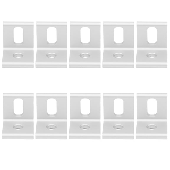 L,Shaped Corner Braces, 90 Degree Angle Support, Rust,Resistant Aluminum, Strong Durable