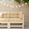 L-Shaped Corner Sofa with Soft Cushions, Durable Solid Pine Frame