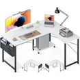 L Shaped Desk 50 Inch Computer Desk with Bag Reversible Home Office