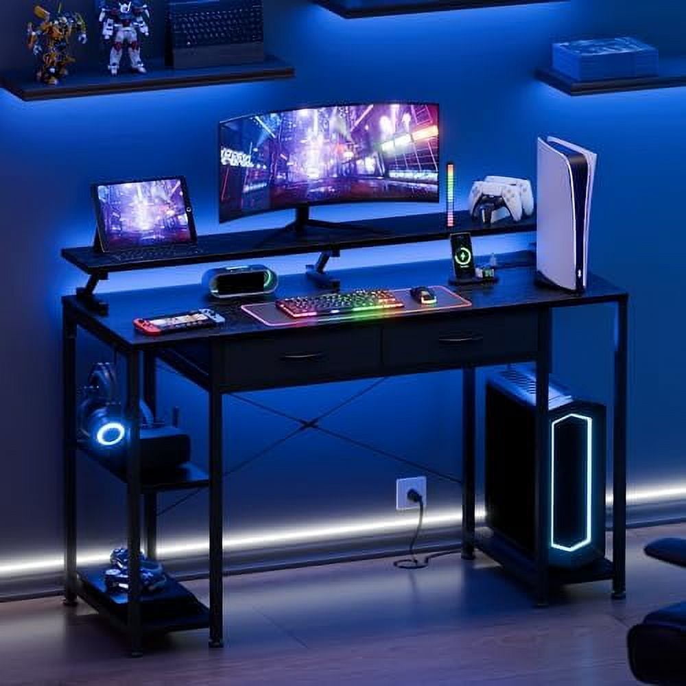 L-Shaped Desk Computer Corner Desk 54 inch Home Gaming Desk Office ...