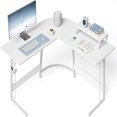L Shaped Desk Computer Corner Desk Gaming Desk with Monitor Stand