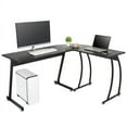 thumbnail image 1 of L Shaped Desk Corner Computer Gaming Laptop Table Workstation Office Desk 58", 1 of 3
