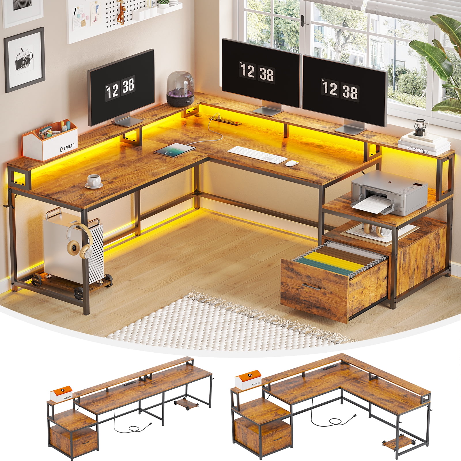 Sauder canal street desk discount