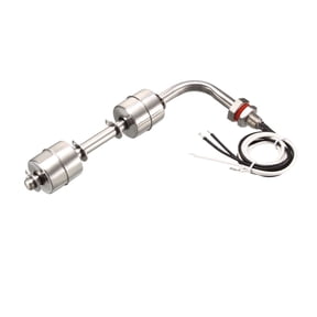 L Shaped Dual Float Switch M10 26mm Dia Water Level Sensor for Tank Pool