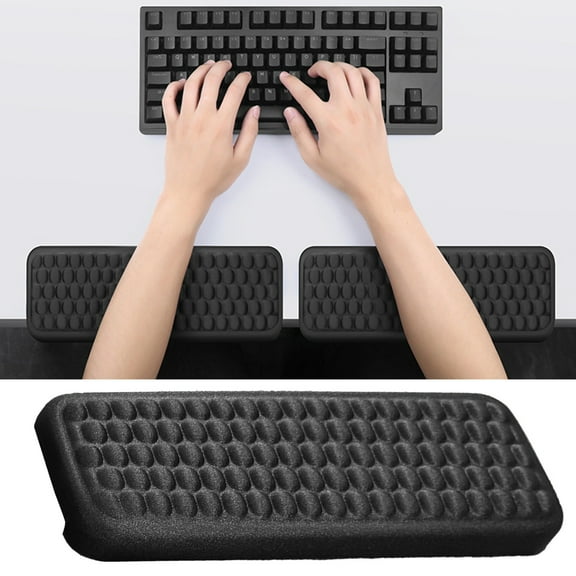 Ergonomic L Shaped Desk Elbow Pad Memory Foam Arm Rest Cushion Wrist Support Comfort For Home Computer Desk