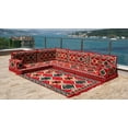 thumbnail image 1 of L Shaped Floor Cushion Seating, Turkish Sofa, Modular Sofa, Arabic Floor Cushions, Sofa Bed, Sleeper Sofa, Foldable Sofa Bed, Arabic Floor Seating, 1 of 3