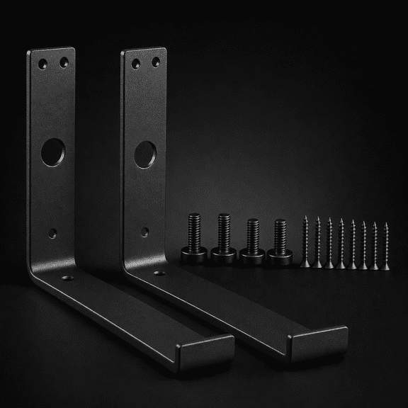 L-Shaped Iron Hardware Brackets for Outdoor Storage Sheds