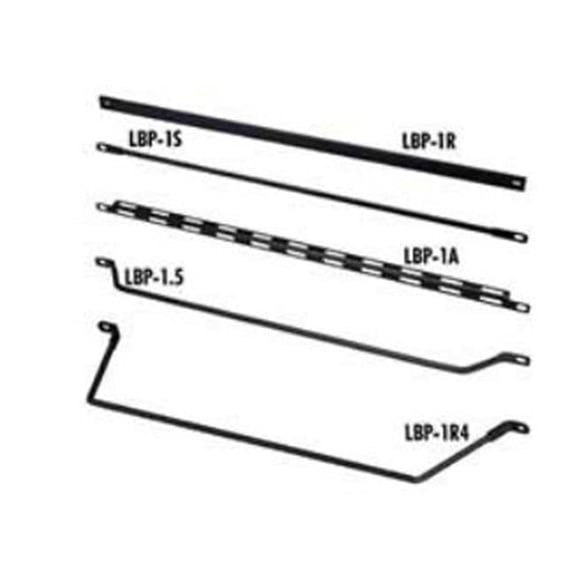 L Shaped Lacing Bar 10 Pack - Black