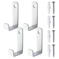 thumbnail image 1 of L Shaped Ladder Hooks,4 Pack Heavy Duty Wall Hooks for Garage Organization,Tool Storage with Mounting Screws, 1 of 5
