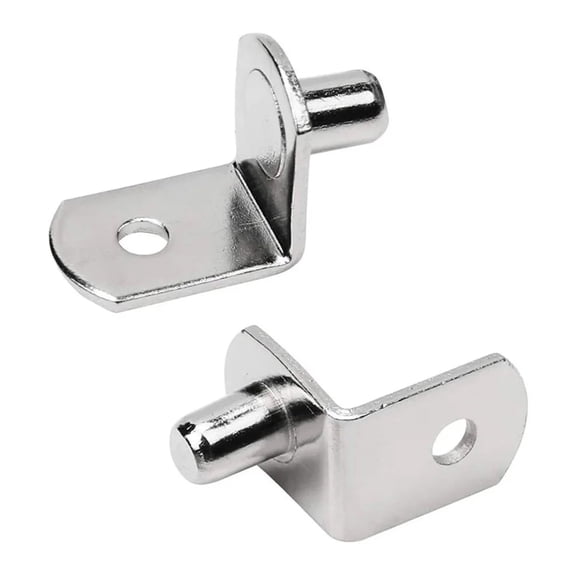 L Shaped Metal Shelf Support Brackets for Cabinet And Bookcase, Heavy Duty Wall Mounted Shelf Anchors with Anti-Rust Coating, Strong Loading Capacity Hardware for Kitchen And , 1* Cabinet Tray