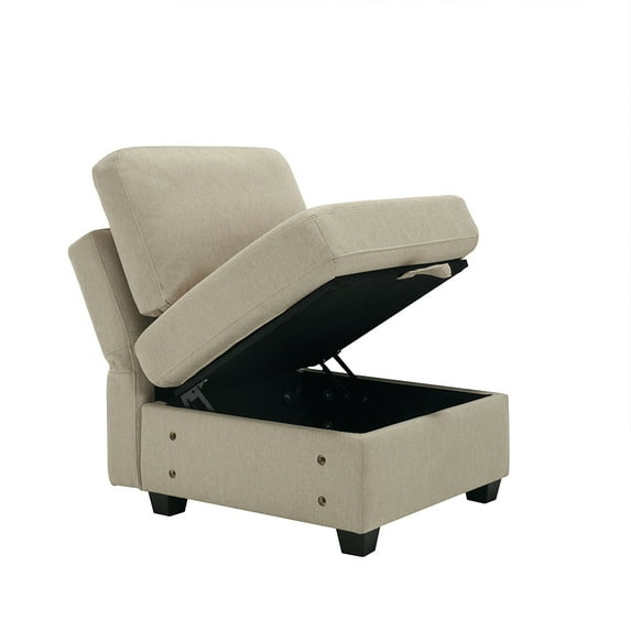 L Shaped Modular Sectional Sofa With Ottomans Modern 6-seater Corner Sofa Couch With Adjustable Armrest And Backrest For Office