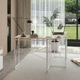 SESSLIFE Office Easy to Assemble L-Shape Desk with Reversible Design ...