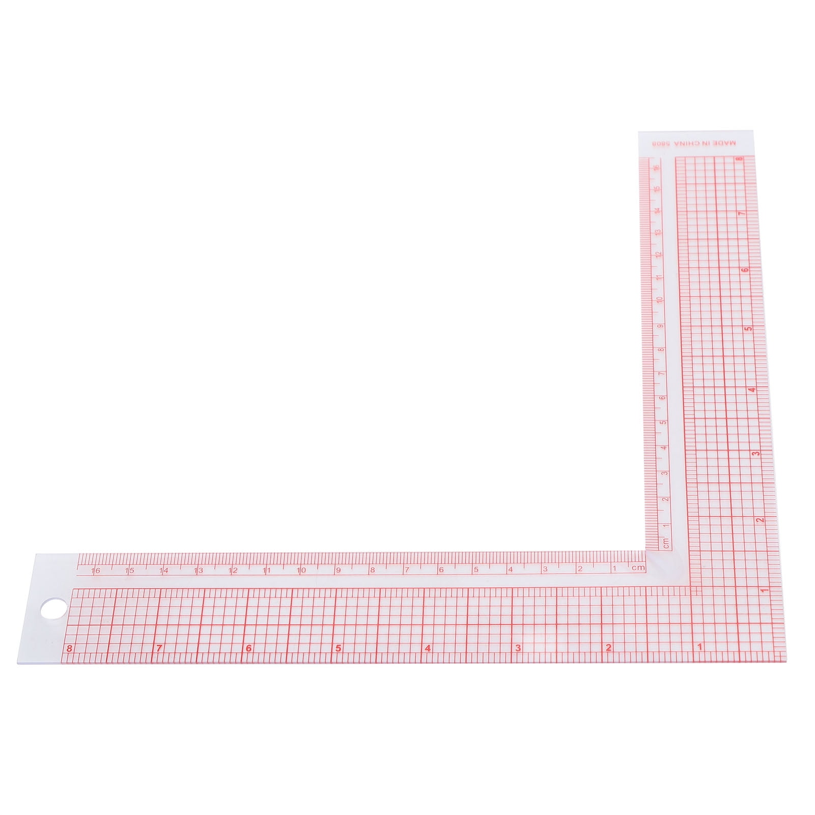 LShaped Right Angle Scale, Plastic Sewing Ruler L Shape Ruler L Shape