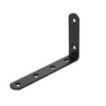 thumbnail image 1 of L-Shaped Right Angle Shelf Bracket, Heavy-Duty Steel Corner Brace For Wall Mounting, Black Finish Shelf Support For Floating Shelves, Furniture & Diy Projects, 1 of 6