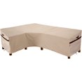 thumbnail image 1 of L Shaped Sectional Sofa 85''L x 106''L x 34''D x 31''/26''H Cover Waterproof Patio Furniture Cover Sectional Couch Cover Left-Facing Windproof, Waterproof, UV-Resistant, 1 of 6