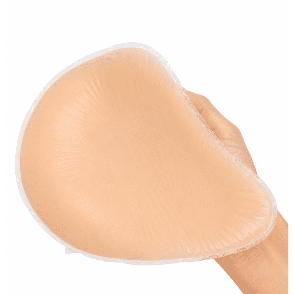 L-Shaped Silicone Breast Forms Mastectomy Prosthesis for Uneven Chest, Natural Balance & Lightweight Comfort, Right, XS