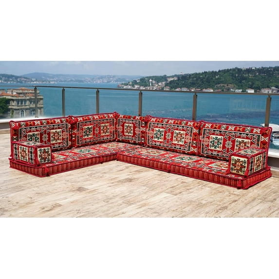 L Shaped Sofa Sectionals for Living Room, Arabic Floor Sofa Set, Floor Cushions, Turkish Sofa, Diwan Sofa, Sleeper Couch, Modular Sofa, Sleeper Sofa
