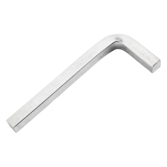 L Shaped Square Head Wrench 4 Point Key Tool Chromium Vanadium Steel Screwdriver Set for Tightening Square Screws Silver 5mm 85x33mm