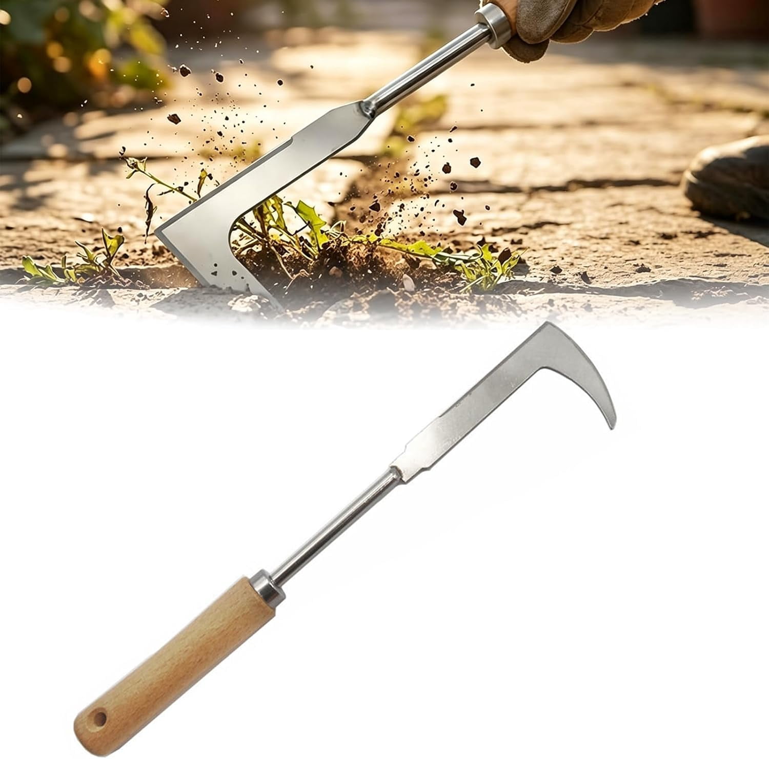 Weeding Sharp Tool L-Shaped Stainless Steel Crevice Weeding Tool, Stainless Steel Crevice ...