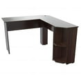 thumbnail image 1 of L Shaped Writing Desk, Espresso & Wengue, 1 of 1