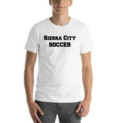 L Sierra City Soccer Short Sleeve Cotton T-Shirt By Undefined Gifts