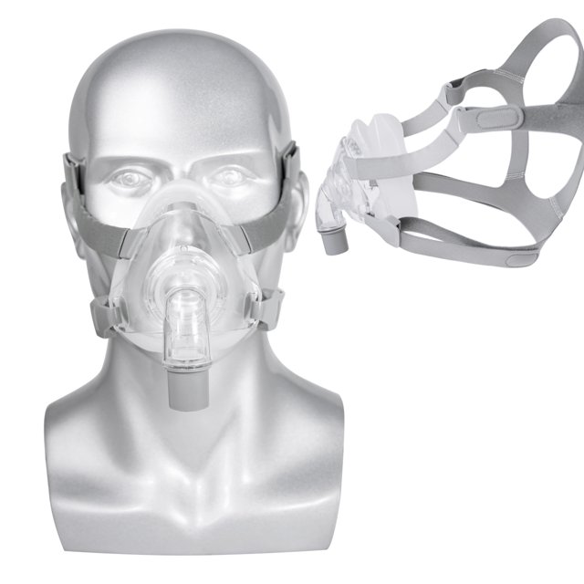 L Size CPAP Full Face Mask For Sleep Apnea Antisnoring Nasal Mask And