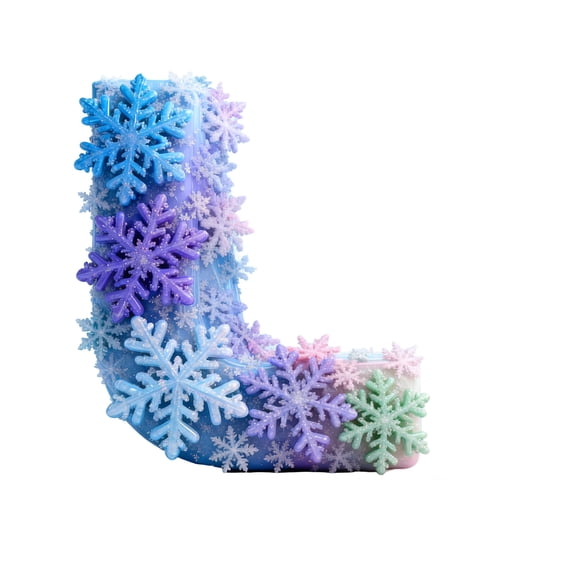 L Snowflake Series 2D Acrylic Backpack Car Pendant Ornament Style L For Home Decor Keychain Rearview Mirror Decoration