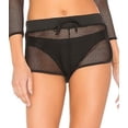 thumbnail image 1 of L*Space BLACK Mesh Madness Runner Shorts, US Large, 1 of 9