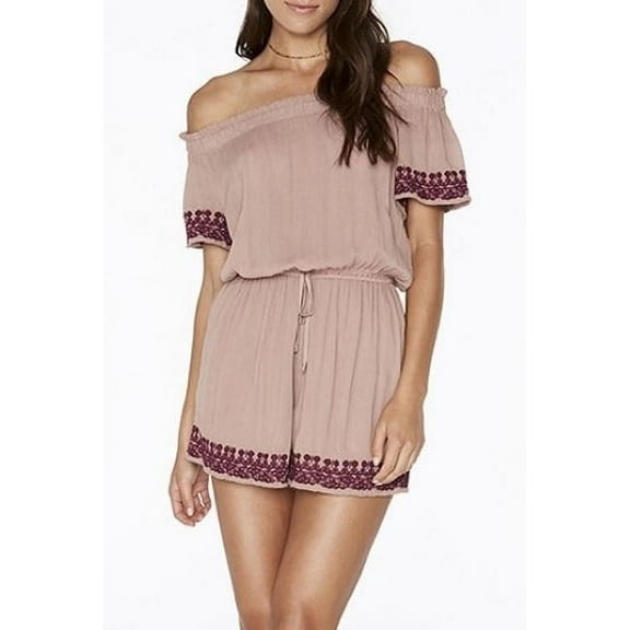 L*Space DUSTY PINK Spring Fling Romper, US Medium