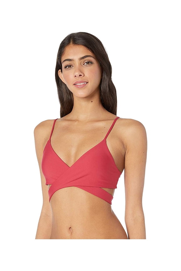 L*Space Sweet & Chic Chloe Wrap Top Strawberry