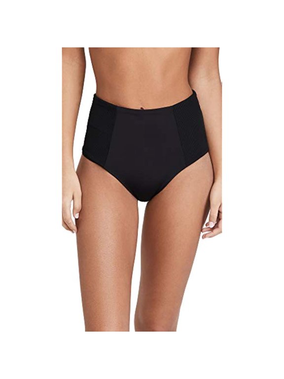 L*Space Women's Jackie Bikini Bottoms, Black, S