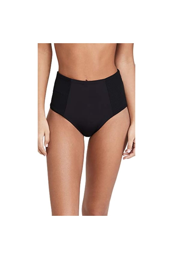 L*Space Women's Jackie Bikini Bottoms, Black, S