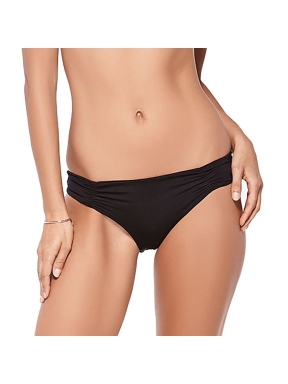 L*Space Women's LSpace Monique Bikini Bottom, Black, Medium