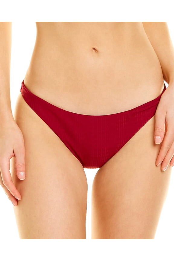 L*Space Womens Camacho Bikini Bottom, M, Red