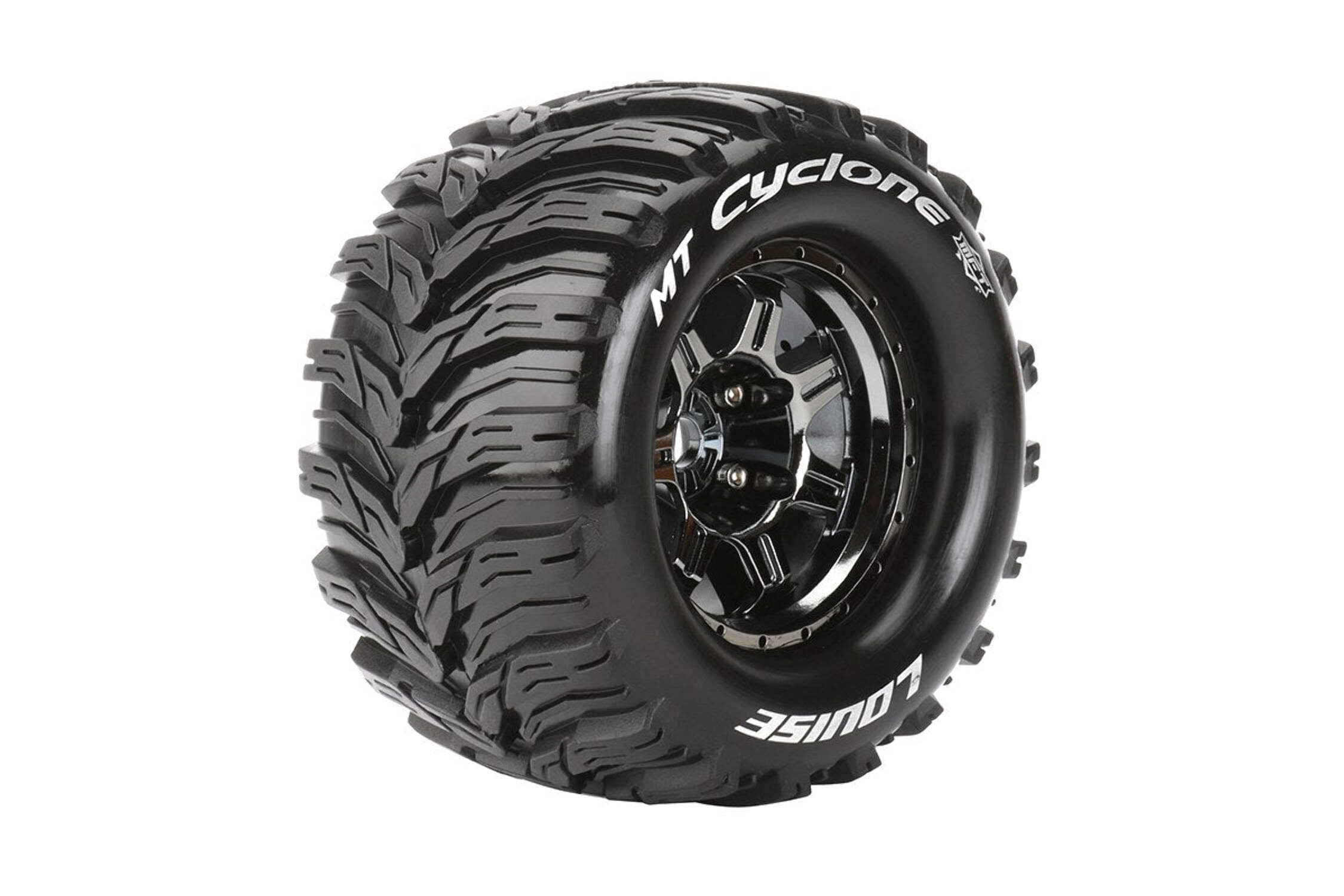 Louise MT-CYCLONE Tire & Wheel 3,8″ Black 1/2-Offset (2) Louise MT-CYCLONE Tire & Wheel 3,8″ Black 1/2-Offset (2)