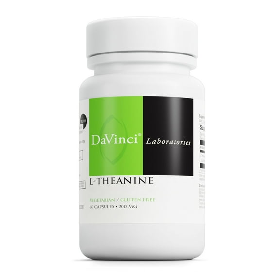 DaVinci Labs L-Theanine - Supports Brain Health & Sleep * - 60 Vegetarian Capsules