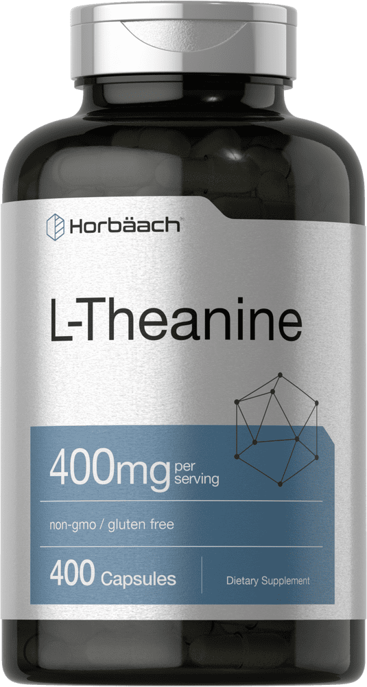 L Theanine 400mg | 400 Capsules | Max Size | by Horbaach