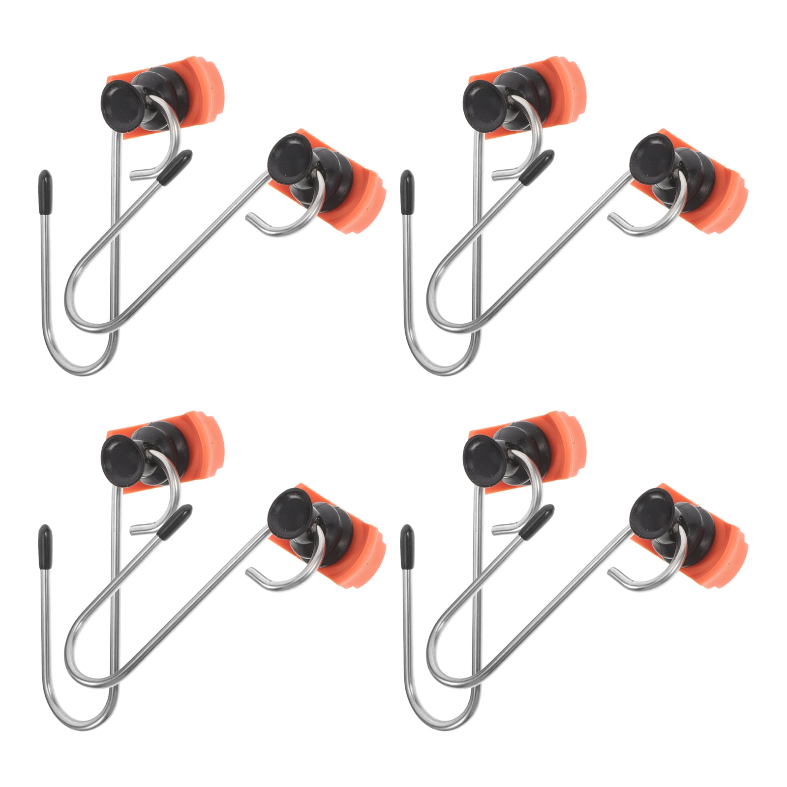 8-Pack L-Track Double Stud Tie-Down Fittings With Pear Link – 5500lb Breaking Load For Truck Bed, Trailer, RV Cargo