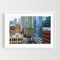 thumbnail image 1 of L Train - Chicago Illinois Photography White Framed Wall Art Print 20 x 30 inches, 1 of 3
