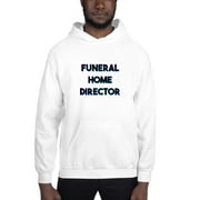 L Tri Color Funeral Home Director Hoodie Pullover Sweatshirt By Undefined Gifts