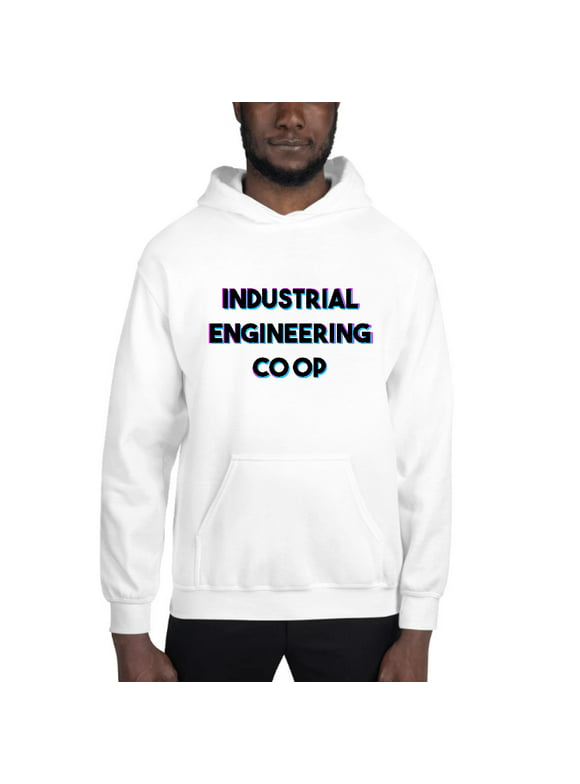 L Tri Color Industrial Engineering Co Op Hoodie Pullover Sweatshirt By Undefined Gifts