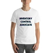 L Tri Color Inventory Control Associate Short Sleeve Cotton T-Shirt By Undefined Gifts