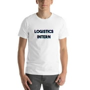 L Tri Color Logistics Intern Short Sleeve Cotton T-Shirt By Undefined Gifts