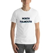 L Tri Color North Falmouth Short Sleeve Cotton T-Shirt By Undefined Gifts