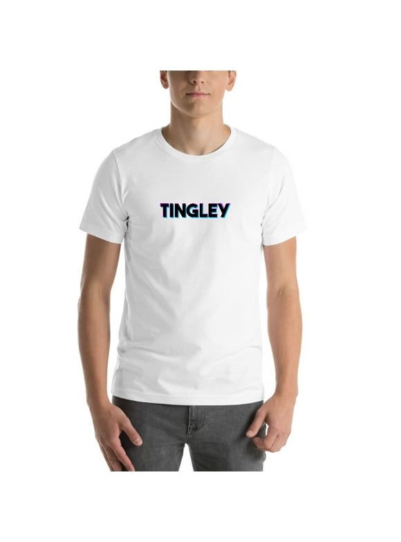 L Tri Color Tingley Short Sleeve Cotton T-Shirt By Undefined Gifts