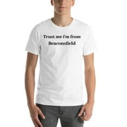 L Trust Me I'm From Beaconsfield Short Sleeve Cotton T-Shirt By Undefined Gifts