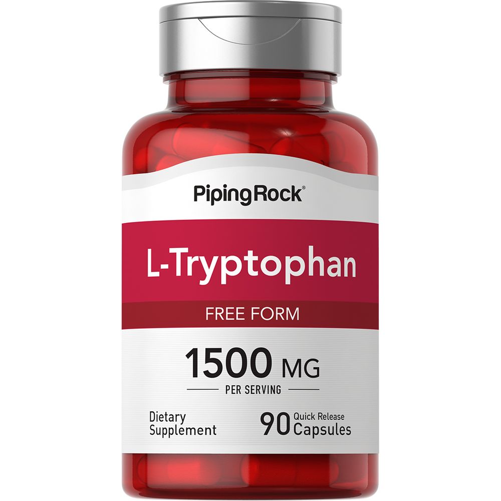 LTryptophan 1500 mg (per serving) 90 Quick Release Capsules Non