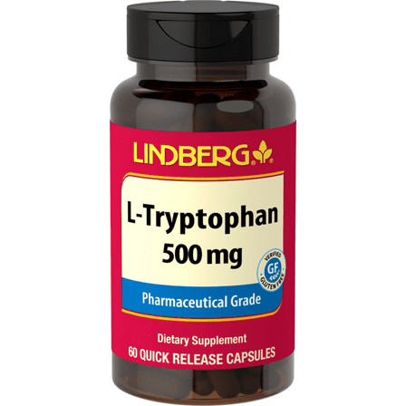 L-Tryptophan 500mg | 60 Capsules | Supplement for Men and Women | by Lindberg