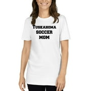 L Tuskahoma Soccer Mom Short Sleeve Cotton T-Shirt By Undefined Gifts